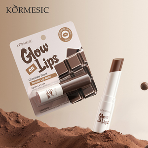 Baume à lèvres au chocolat KORMESIC certifié Bpom, vente en gros, 2,7 g, lèvres pleines et lisses, atténue les ridules, nourrit en profondeur, améliore la texture - Product Image 1
