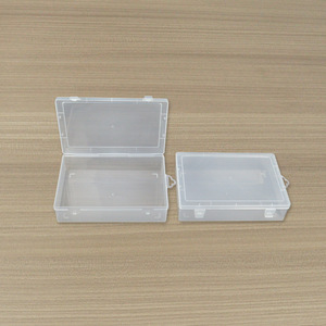 Transparent Rectangular PP Plastic Storage <b>Box</b> 25.9x17.3x6.2cm Covered For Electronics Fishing Gear Hardware Parts - Product Image 1
