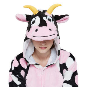 Pijamas de Franela <span class=keywords><strong>Polar</strong></span> para Parejas, Tallas Grandes, Diseño de Animales de Dibujos Animados, Manga Larga, Cómodos y a la Moda, Venta al Por Mayor - Product Image 5