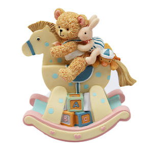 Bebé <span class=keywords><strong>Luna</strong></span> <span class=keywords><strong>Llena</strong></span> regalo niño cumpleaños regalo oso balancín caballo conejo troyano caja de música personalizada caja de música canción - Product Image 6