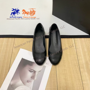Sandales plates CC pour l'été, sandales de luxe printemps 2025, nouvelles chaussures en cuir à bout fermé 2025, nouvelles chaussures plates à semelle souple - Product Image 2
