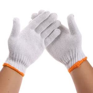 Gants de travail OMET 500g/doz 7Gauge durables, respirants, élastiques, antidérapants, tricotés, réutilisables, en coton/polyester - Product Image 1