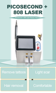 Prix d'usine – Appareil portable 2-en-1 diode-laser 755 808 1064 nm pour l'épilation et machine de suppression de tatouages par picoseconde pour salon - Product Image 2