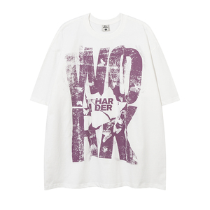 Silk Screen Printing 260 Gsm High Quality 100% Cotton Mens T-shirts Printing Embroidery Custom Blank Unisex T-shirt - Product Image 2