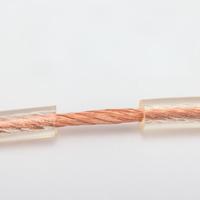 Câble de mise à la terre flexible en cuivre 2,5-35² 100m, câble de mise à la terre tressé en cuivre avec gaine transparente