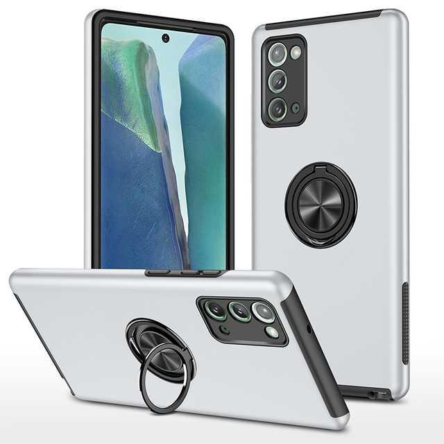 PC Kickstand Phone Case Invisible Rotating Metal Business 5g for Samsung Galaxy Note 20 Ultra A21S A82 A22