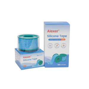 Pita silikon lembut medis hipoalergenik perekat tahan air pita bedah IV fiksasi luka dan kulit sensitif - Product Image 2