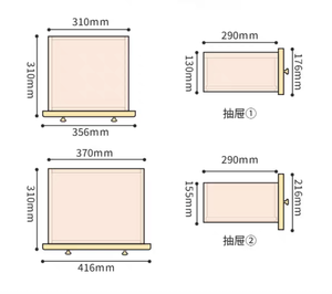E2022 <strong>Beech</strong> Wood 2 Drawer Cartoon Kid Bedstand Children Nightstand Boy <strong>Bedside</strong> <strong>Table</strong> Girl Night <strong>Tables</strong> - Product Image 2