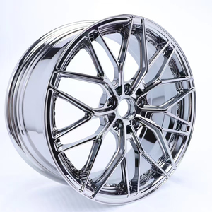Sfalsati cerchi in lega forgiati per autovetture 5x112 5x114.3 5x120 per Ferrari Audi Benz <span class=keywords><strong>BMW</strong></span> <span class=keywords><strong>18</strong></span> 19 20 21 22 pollici cerchio cromato concavo - Product Image 2