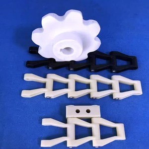 Transportador de cadena de listones de nylon PLASTLINK NH78 ajustable, duradero y resistente al <span class=keywords><strong>aceite</strong></span> para tiendas de alimentos, lodos y aguas residuales - Product Image 4