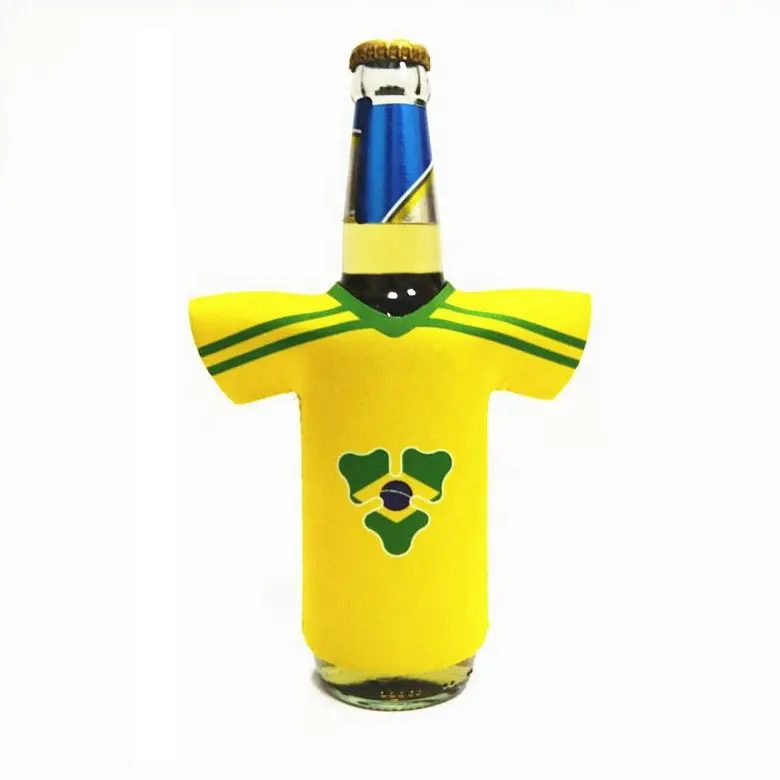 2023 New Customized Logo Bottle Cooler Sublimation Blank Neoprene Beer Sleeve Cooler Cover Slim Can Stubby Holder Stubbie