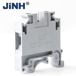 Bloc de bornes à vis <span class=keywords><strong>DK6</strong></span> pour rail DIN, 41A 800V, connecteur de câblage - Product Image 5