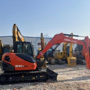 Excavadora de cadenas Kubota Kx183, máquina pequeña, equipo de ingeniería, segunda mano, pala frontal de 8 toneladas USADA - Product Image 1