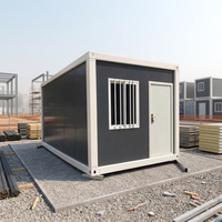 Maisonnette pliante moderne, cabane préfabriquée portable pour complexe hôtelier, glamping, camping, location Airbnb, maison modulaire en conteneur avec salle de bain