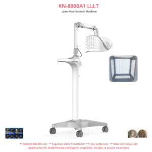 Perangkat LLLT Terlaris KN-8000A1 - Timer Otomatis 25 Menit, Terapi Cahaya Merah 650nm untuk Kesehatan Kulit Kepala dan Rambut - Product Image 1