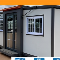 Maison modulaire personnalisée en conteneur, structure en acier préfabriquée, maison pliable pour usage résidentiel et commercial