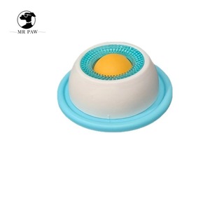 Tapis de léchage écologique pour animaux de compagnie, assiette à yaourt, distributeur lent pour chiens et chats, bol interactif pour friandises, favorise la santé dentaire - Product Image 1
