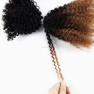 # Capelli Afro Kinky Non Trattati 1B/30 4B, 50 <span class=keywords><strong>Grammi</strong></span>, Doppia Trama, Capelli Umani Afro Kinky per Acconciature Twist - Product Image 2