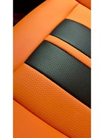 Housses de siège auto personnalisées en cuir, accessoires auto imperméables, protection de siège auto de luxe pour Ford Mustang
