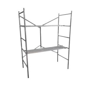 ช่างทาสีแบบพับได้บันไดท่อเหล็กล้อนั่งร้านเคลื่อนที่ได้ขนาดเล็ก - Product Image 4