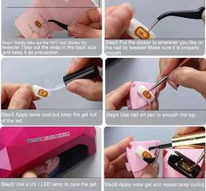 NTAG213 Nfc Smart Chip Etiquetas para uñas Art Tip Sticker Nfc Led Lighting <span class=keywords><strong>Nail</strong></span> <span class=keywords><strong>Stickers</strong></span> - Product Image 6