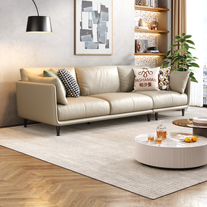 Vente en gros de canapés en cuir véritable, canapé italien <span class=keywords><strong>blanc</strong></span>, ensemble de canapés en cuir véritable, canapé de salon - Product Image 2