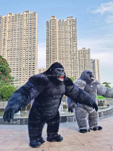 Hot Bán Handmade Dành Cho Người Lớn 2M Brown Inflatable Gấu Linh Vật Trang Phục Cho Halloween Tổ Chức Sự Kiện Bên Hiệu Suất Trang Phục Với Fan - Product Image 6