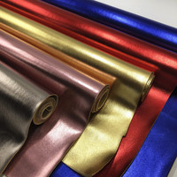 Napa texturé couleurs métalliques PVC cuir rouleau résistant à l'eau Faux cuir pour sacs siège de voiture chaise meubles doublure accessoires