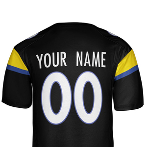 Camiseta de Fútbol Americano Ligera y Transpirable, 100% Poliéster, Ecológica, Unisex, Personalizable con Impresión Sublimada para Verano - Product Image 6