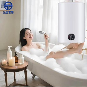 Calentador de Agua Eléctrico Vertical Plano de Doble Tanque Enamei con Carcasa de Plástico, Capacidad de 30/50/80/100L, IPX4, <span class=keywords><strong>Precio</strong></span> de Fábrica - Product Image 5