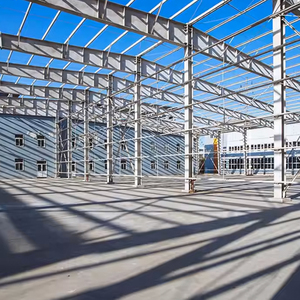 Structures bâtiment taille personnalisée entrepôt structure en acier hall béton maison préfabriquée kit - Product Image 1