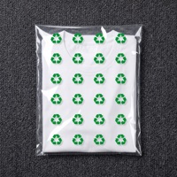 Sacs d'emballage imperméables personnalisés en gros pour l'emballage de vêtements, sacs en plastique transparents