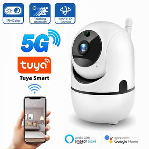 كاميرا أمان منزلية CCTV للحياة الذكية في الأماكن المغلقة ، إنذار بالرؤية الليلية PTZ CMOS ، G <span class=keywords><strong>5G</strong></span> WiFi Tuya بالتحكم للطفل - Product Image 2