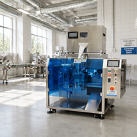Machine d'emballage automatique multifonctionnelle pour sachets préformés Doypack, remplissage de granulés, pour aliments pour animaux, engrais, aliments, haute précision