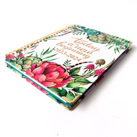 Carnet de notes à couverture rigide Circle Notepad Journal Cahier à spirale A5 à impression personnalisée Journal Agenda quotidien hebdomadaire