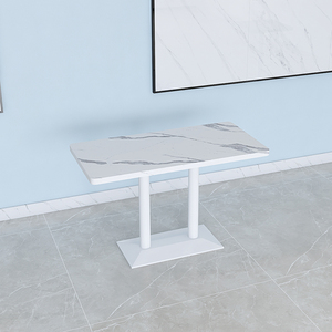 Conjunto de Mesa y Sillas para Restaurante de Comida Rápida, Muebles de Comedor Comerciales Duraderos para Cafetería <span class=keywords><strong>Bistro</strong></span> - Product Image 4
