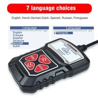 Escáner de Diagnóstico para Automóviles KONNWEI KW309 MS309 en Siete Idiomas, Computadora a Bordo ELM327