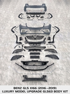 Kit Carrozzeria Stile GLS63 per Mercedes-Benz <span class=keywords><strong>GLS</strong></span> X166 2016-2019, Paraurti Anteriore e Posteriore con Griglia e Diffusore - Product Image 4