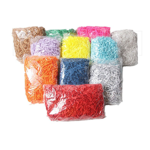 Papel de Rafia de Colores Biodegradable, Plegado, Ondulado, para Decoración de Cajas de Regalo, Dulces, Marcos de Fotos, 1 Kg - Product Image 1