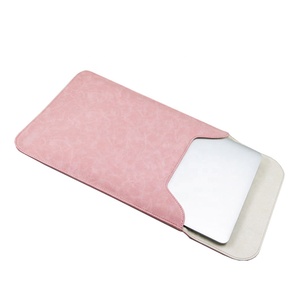 Hecho a mano impermeable de la PU de cuero bolsa <span class=keywords><strong>para</strong></span> 11,<span class=keywords><strong>6</strong></span> de 13,3 de <span class=keywords><strong>15</strong></span>,4 ordenador portátil caso manga - Product Image 2