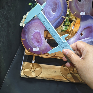 Cristallo <span class=keywords><strong>di</strong></span> Agata <span class=keywords><strong>Rosa</strong></span> Naturale all'Ingrosso, Cristallo Lunare per Decorazione Casa e Guarigione - Product Image 3