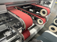 Machine à plier et à coller les cartons ondulés, équipement complet de collage de boîtes en carton, compatible avec une ligne de production de carton ondulé