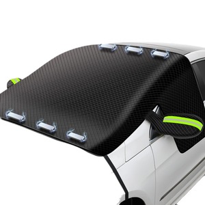 All-Season Car Half <b>Cover</b> Front Body Shield with Heat Insulation Rainproof and Sunshade Easy Foldable Installation - Product Image 1