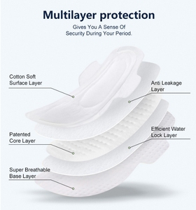 Almohadillas desechables absorbentes de fábrica de China para mujer, almohadillas menstruales ultrafinas, uso nocturno, servilleta sanitaria <span class=keywords><strong>Maxi</strong></span> de anión durante la noche - Product Image 2