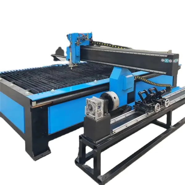 Máy Cắt Plasma Cnc 4 Trục 1325 Với Trục Quay