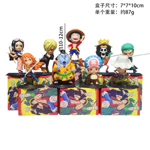 Figurines PVC Anime Blind Box – Lot Complet de 10 Personnages avec <span class=keywords><strong>Luffy</strong></span> et Zoro pour Collectionneurs Avertis – Ornement de Vitrine Japonaise - Product Image 2