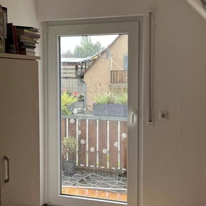 <span class=keywords><strong>Porte</strong></span> à battants Upvc résident Upvc avec <span class=keywords><strong>double</strong></span> <span class=keywords><strong>vitrage</strong></span> entrée de rupture thermique pour maison - Product Image 3