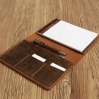 Carnet A5 A6 fait main sur mesure en cuir véritable Crazy Horse pleine fleur, journal relié, couverture de livre