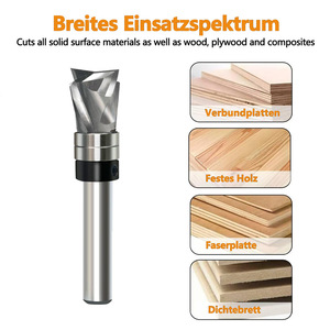 <span class=keywords><strong>Fraise</strong></span> à rainurer à compression, tige <span class=keywords><strong>de</strong></span> 8 mm, motif en spirale, <span class=keywords><strong>fraise</strong></span> à rainurer pour le travail du bois CNC, bordure - Product Image 2