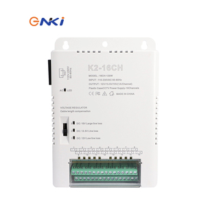 100-220 AC để DC 12V/13.5V/15V 16CH fuente de poder điện áp không đổi nhựa CCTV cung cấp điện hộp cho CCTV <span class=keywords><strong>Camera</strong></span> - Product Image 1